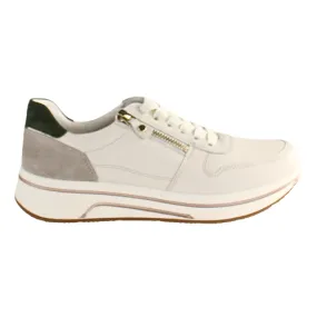 Ara  Leather Trainers - 27540-19 - Cream