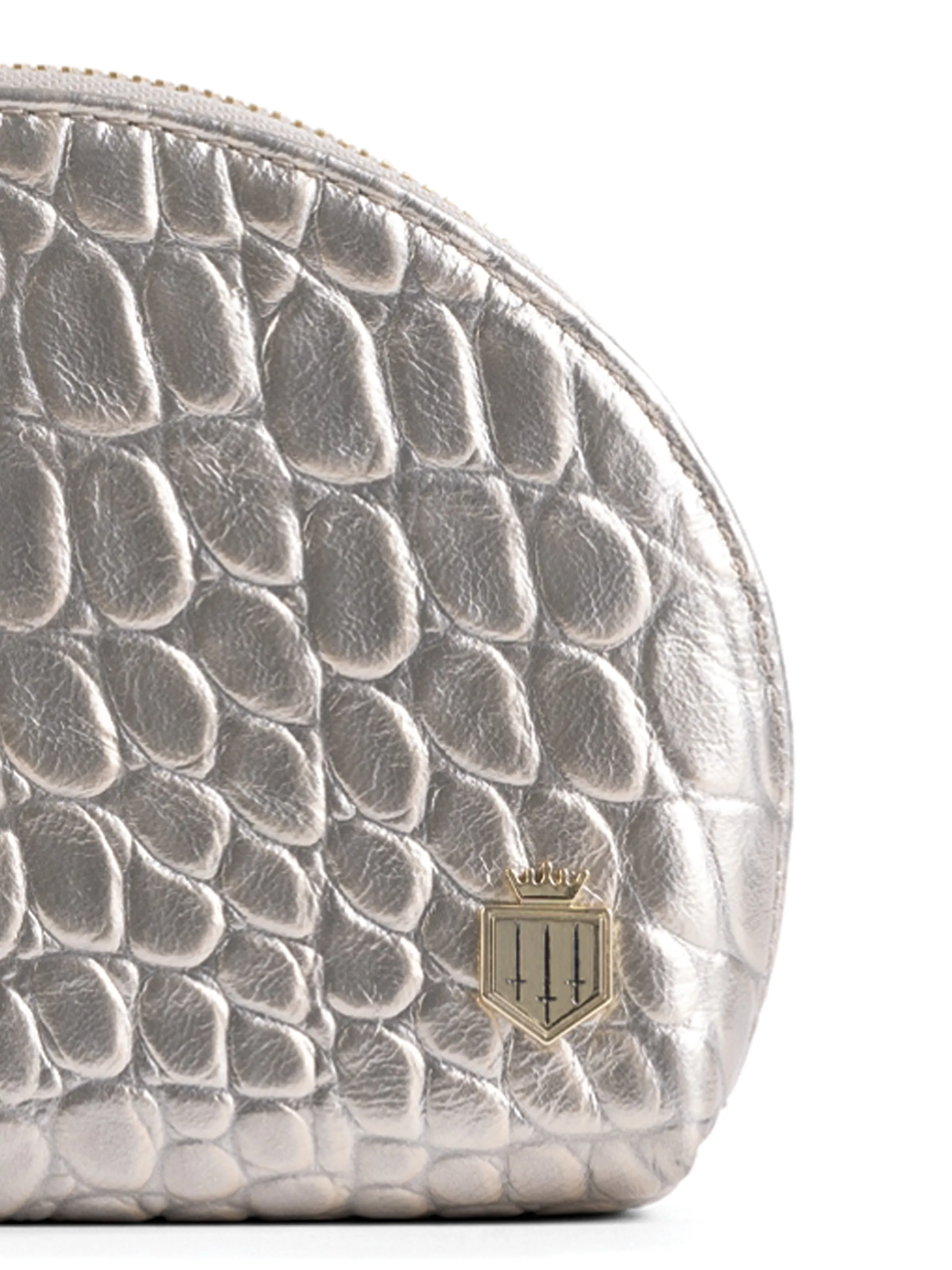 Chiltern Coin Purse - Champagne Croc