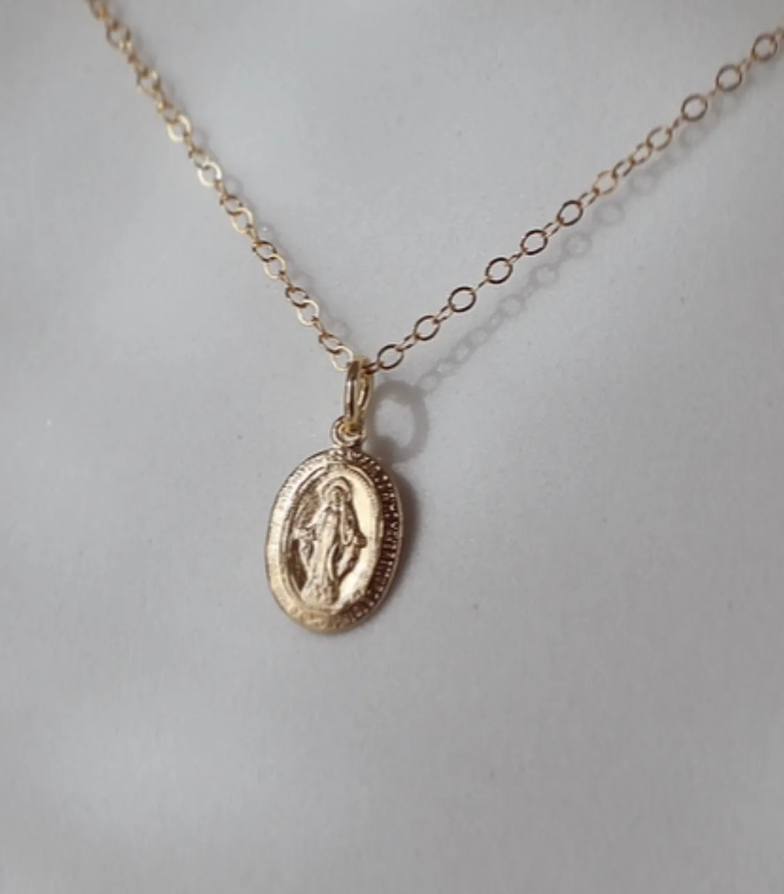 Dainty Miraculous Medal Necklace