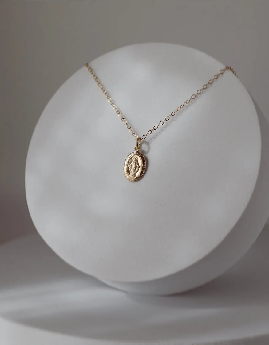 Dainty Miraculous Medal Necklace