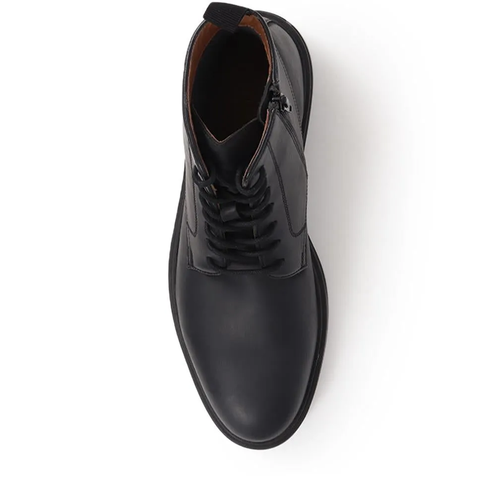 Farnham Lace-Up Leather Boots - FARNHAM / 325 925