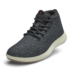 Men's Wool Runner-up Mizzles - Dark Grey/Bloom Red (Arid Beige Sole)