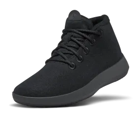 Men's Wool Runner-up Mizzles - True Black (Black Sole)