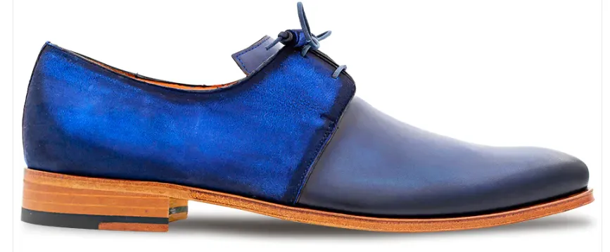 Mezlan Luce Lace-Up Derby Blue (20934)