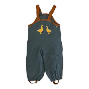 Navy Blue Puddle Duck Rain Overalls