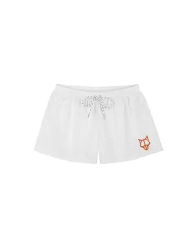 Wolfe Head Swim Shorts White